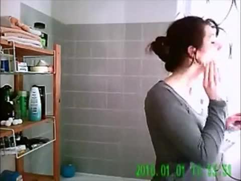Spying on my hot not-my-sis in the shower voyeur 6